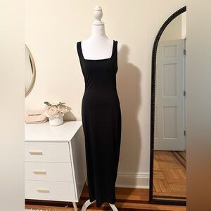 Black Bodycon Maxi Dress – Sleeveless Stretch
